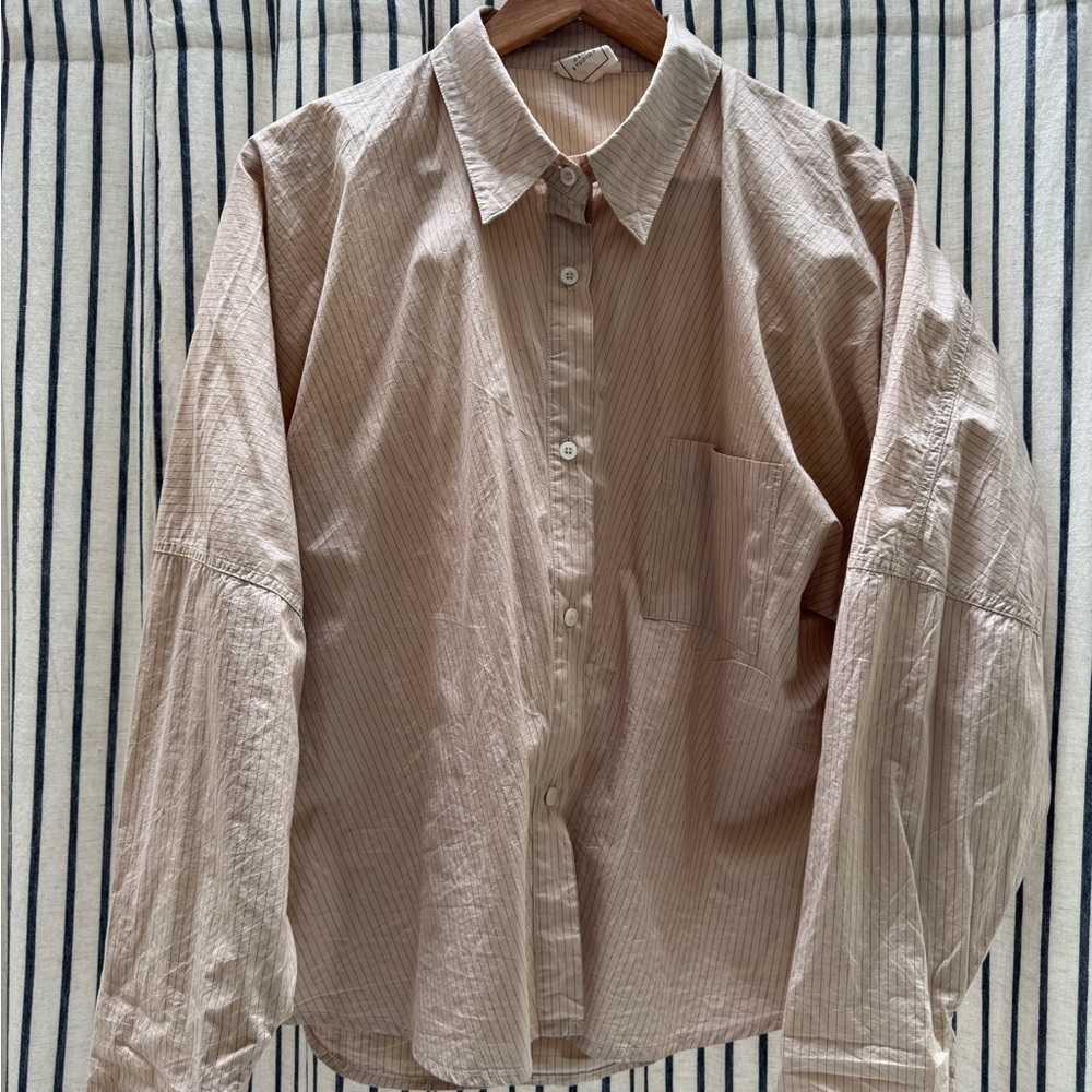 Striped Button-Up Shirt - Picture 2 of 4